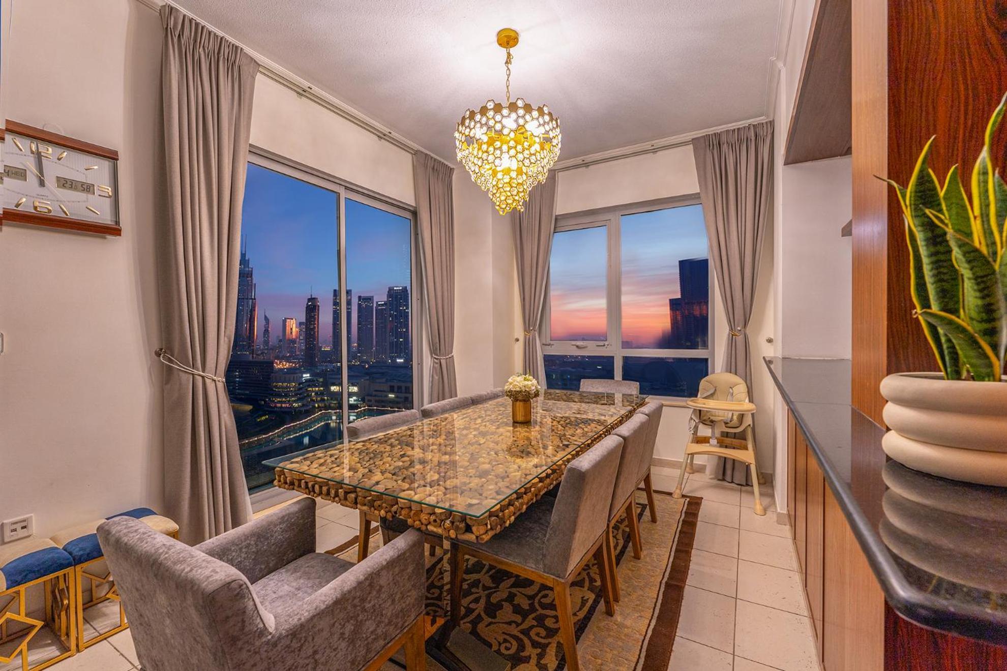 Spectacular Burj & Fountain View - Luxurious 3 Bedrooms & Maids Room - The Residences Дубай Екстер'єр фото