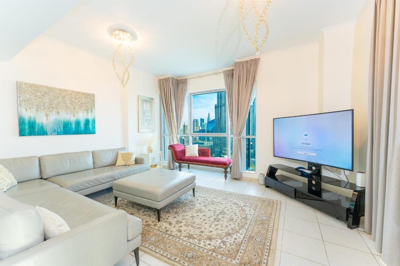 Spectacular Burj & Fountain View - Luxurious 3 Bedrooms & Maids Room - The Residences Дубай Екстер'єр фото